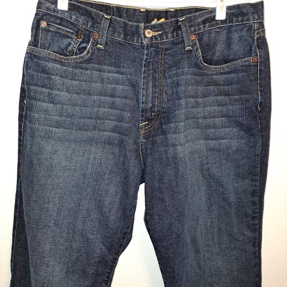 Lucky Brand Dungarees by Gene Montesano Classic fit Jeans Size 34 Short Inseam - Picture 6 of 12